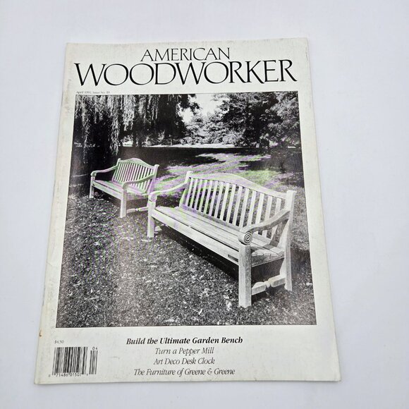 American Woodworker Magazine Lot December 1990 February April June August Decemb - Picture 4 of 15